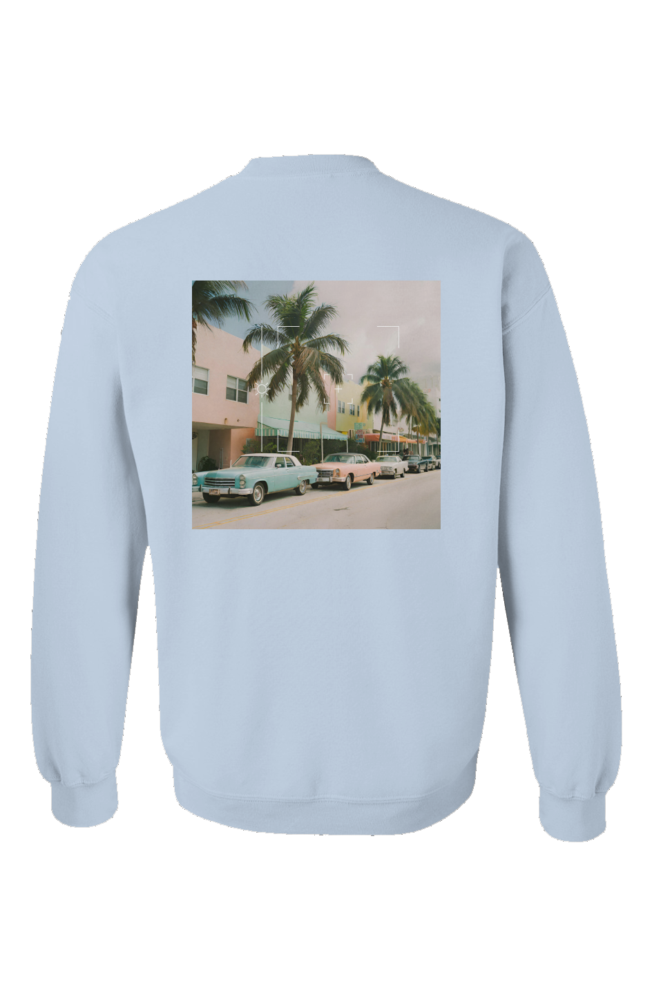 "Miami Urban Dreams" Unisex Crewneck - Light Blue