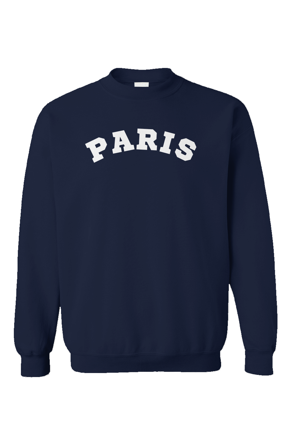 "Parisian Elegance" Unisex Crewneck - Navy