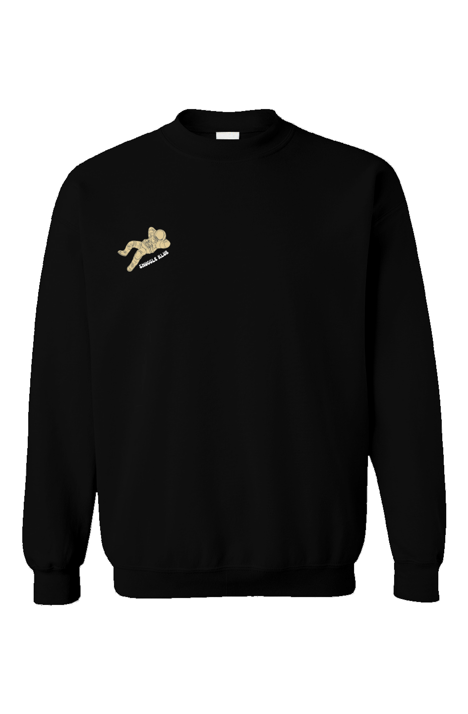 "Sweat. Smile. Repeat." Black Crewneck
