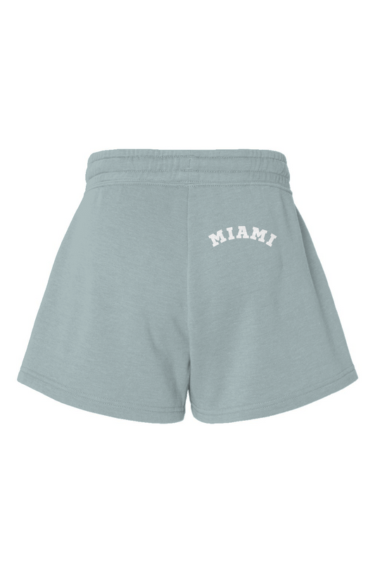 "Miami" Womens Cali Wave Wash Embroidered Short - 