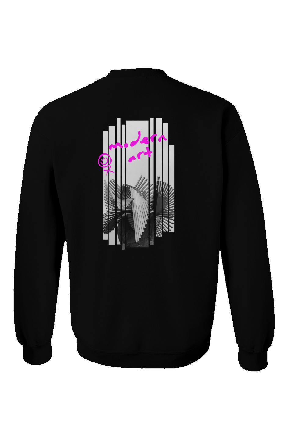 "Modern Art" Crewneck - Black