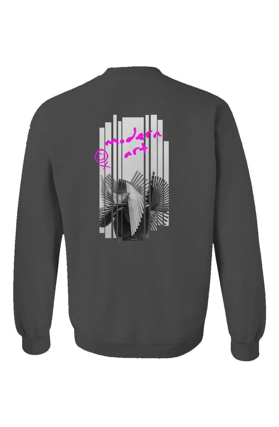 "Modern Art" Crewneck - Charcoal