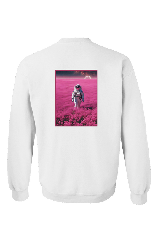 "Galactic Pink Explorer" Crewneck
