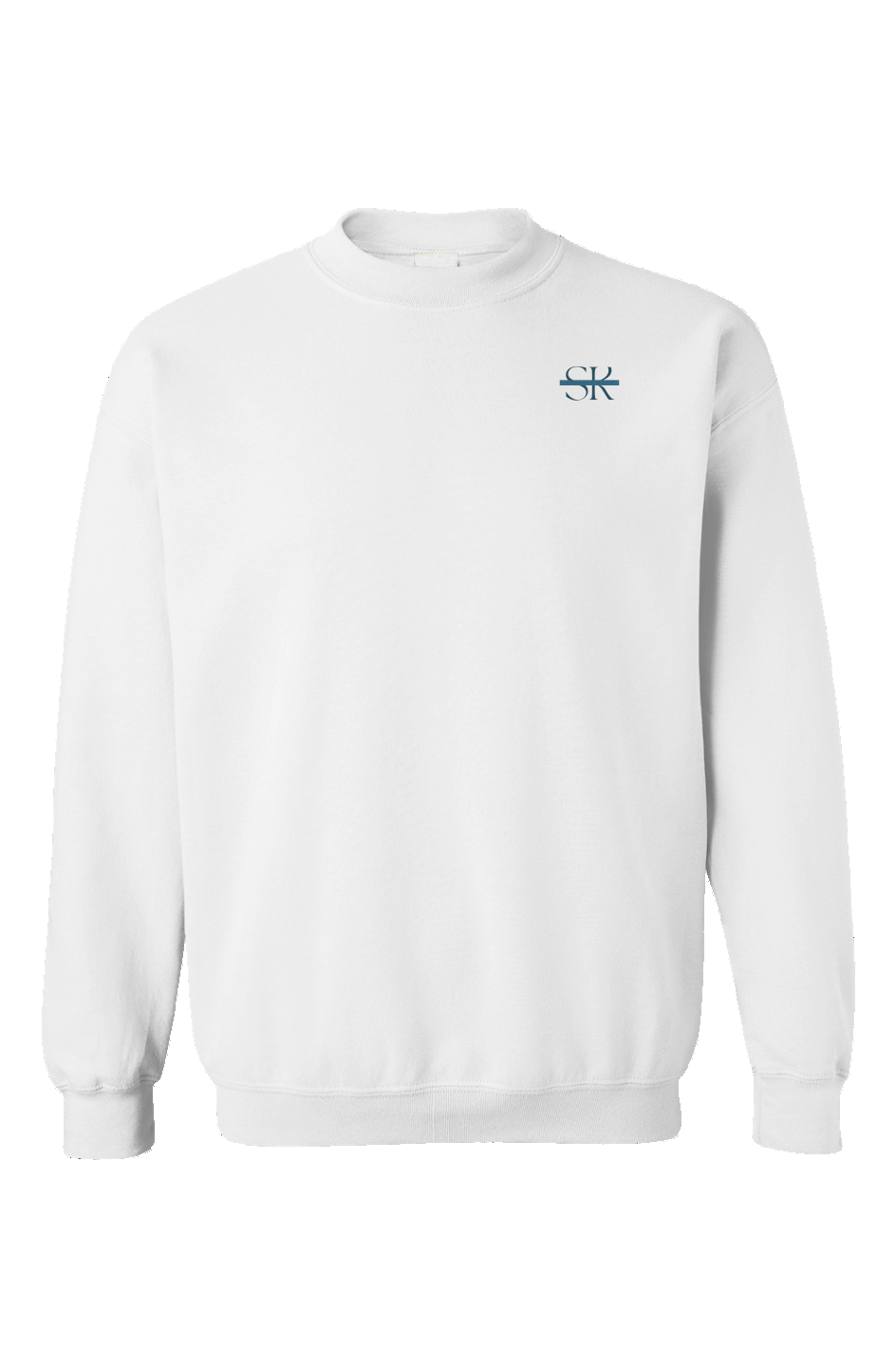 "Blue Galactic Explorer" Unisex Crewneck - White