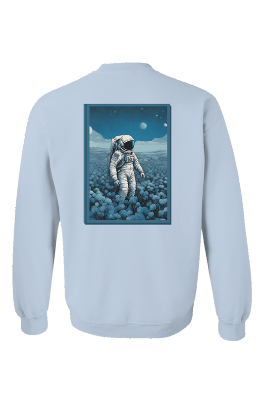 "Blue Galactic Explorer" Crewneck - Light Blue