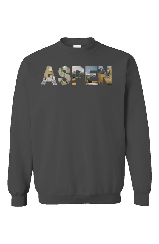 "Aspen Dreams" Unisex Crewneck - Charcoal