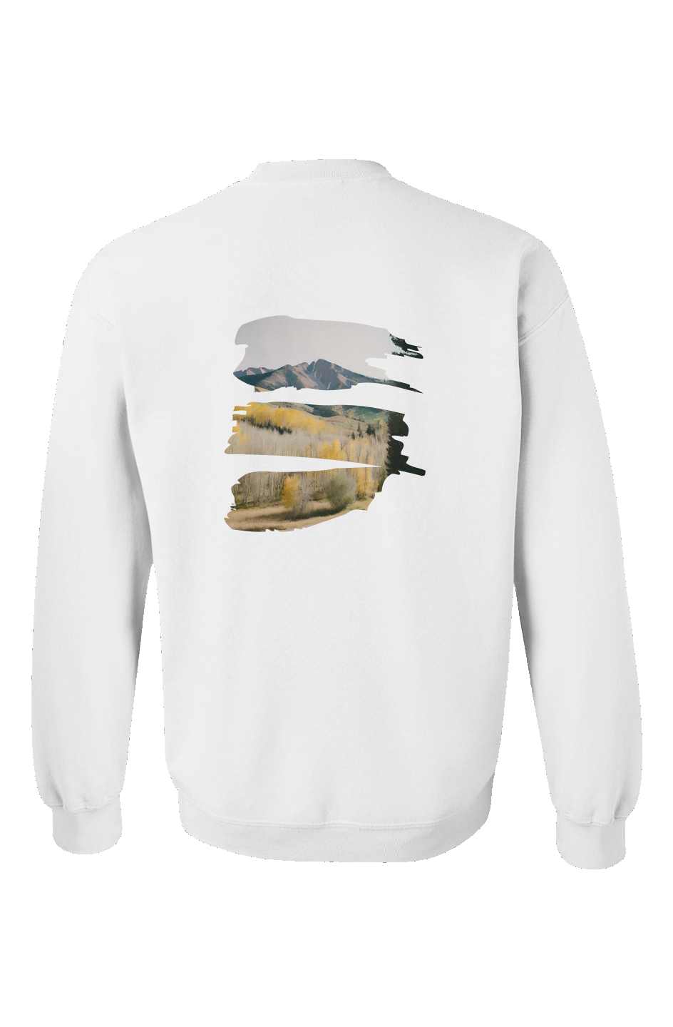 "Aspen Dreams" Unisex Crewneck - White