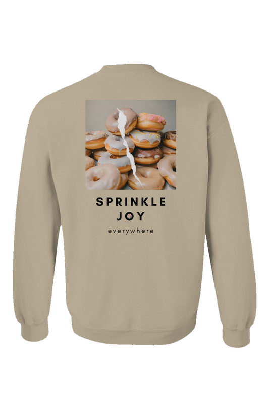 "Sprinkle Joy Everywhere" Unisex Crewneck - Sand