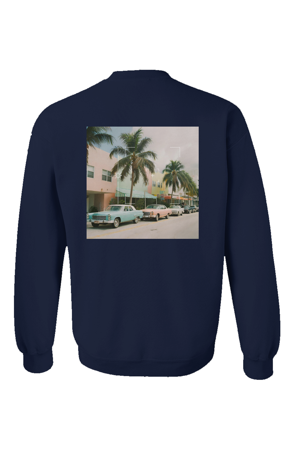 "Miami Urban Dreams" Unisex Crewneck - Navy