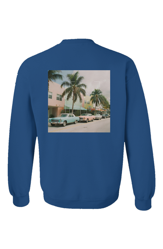 "Miami Urban Dreams" Unisex Crewneck - Royal