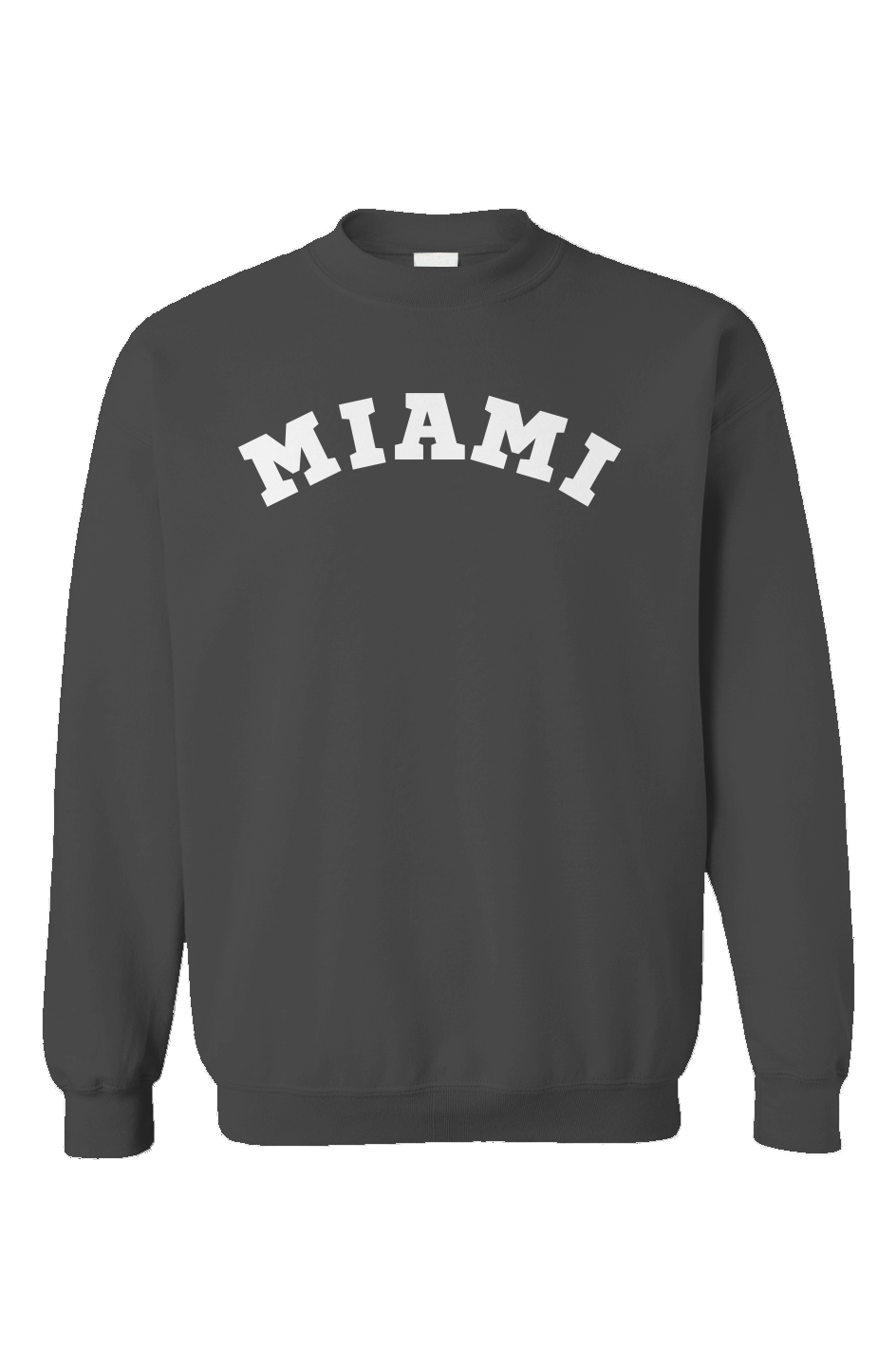 "Ocean Breeze Miami" Unisex Crewneck - Charcoal