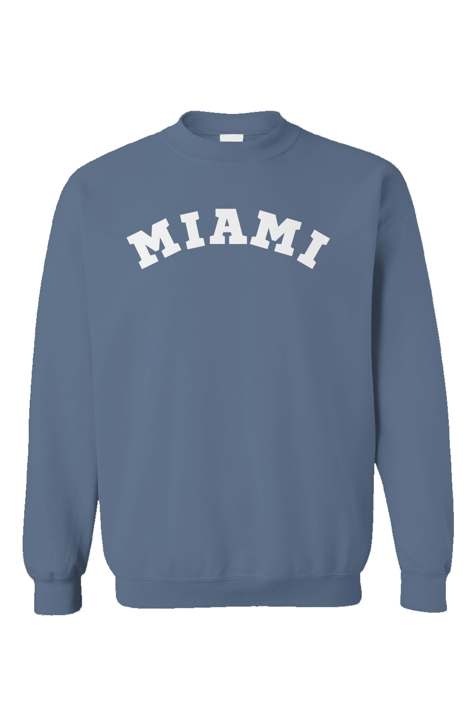 "Ocean Breeze Miami" Unisex Crewneck - Indigo Blue