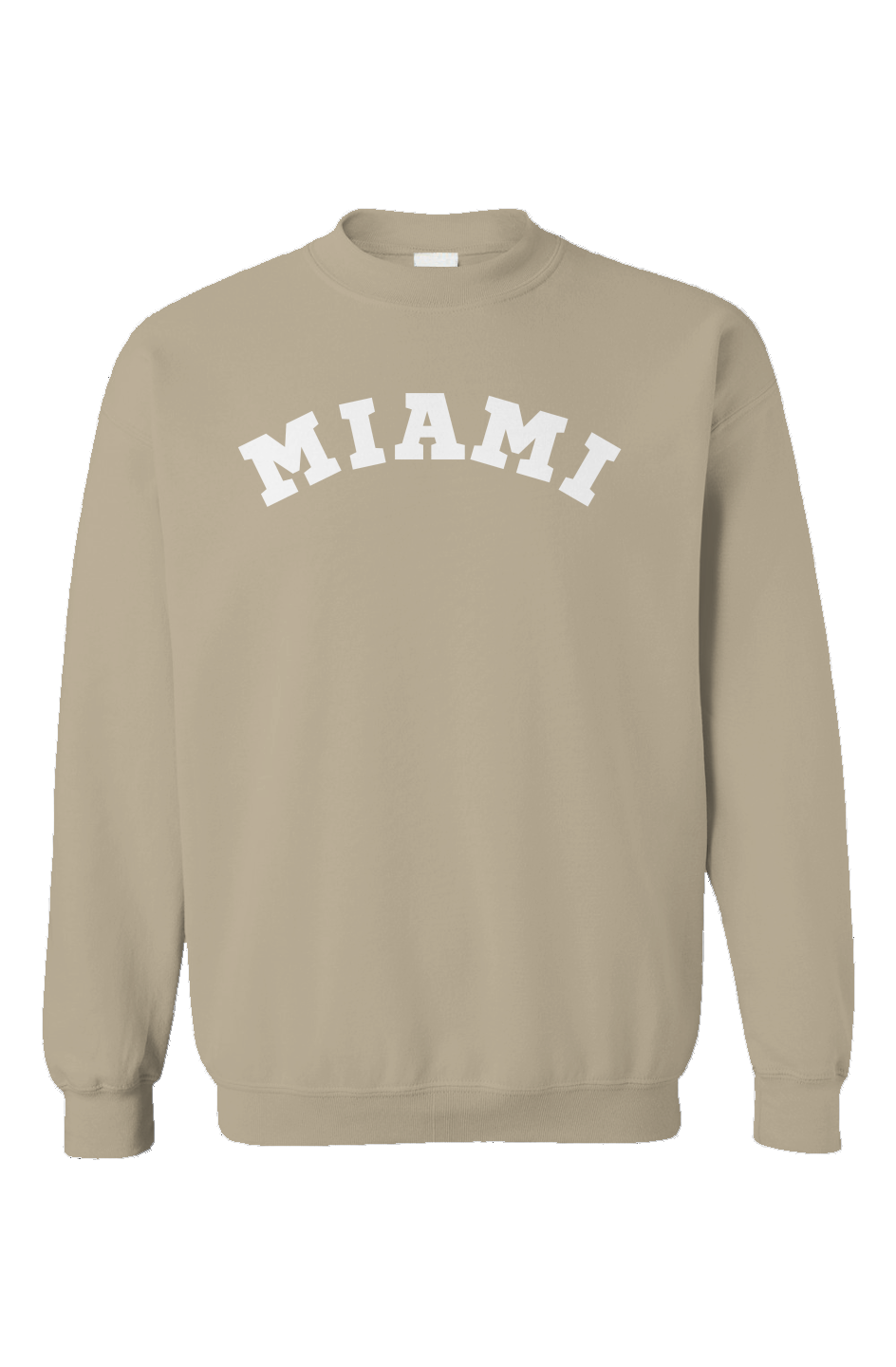 "Ocean Breeze Miami" Unisex Crewneck - Sand