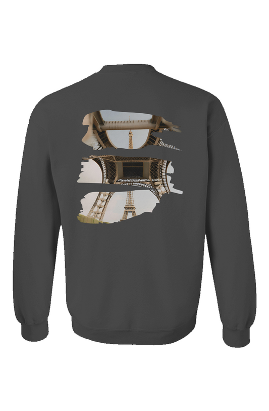 "Eiffel Tower Dreams" Unisex Crewneck - Charcoal