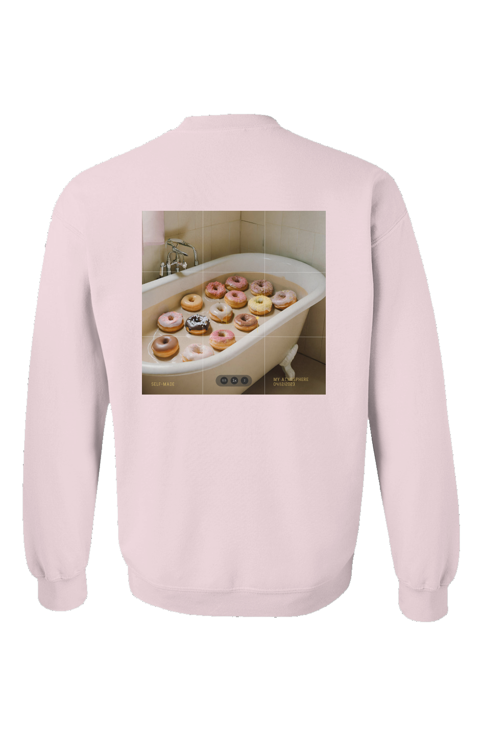 "Doughnut Dreams" Unisex Crewneck - Light Pink 
