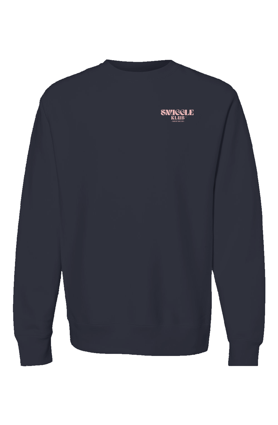 "Miami Cruise Comfort" Heavyweight Cross Grain Crewneck - Black
