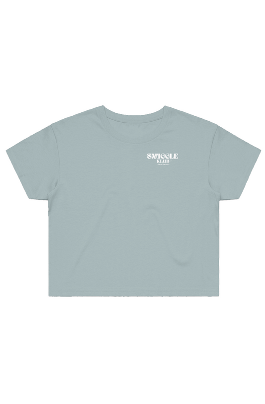 SK Classic Crop Tee - Sage