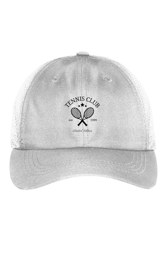 "Tennis Club" Perforated Performance Cap 